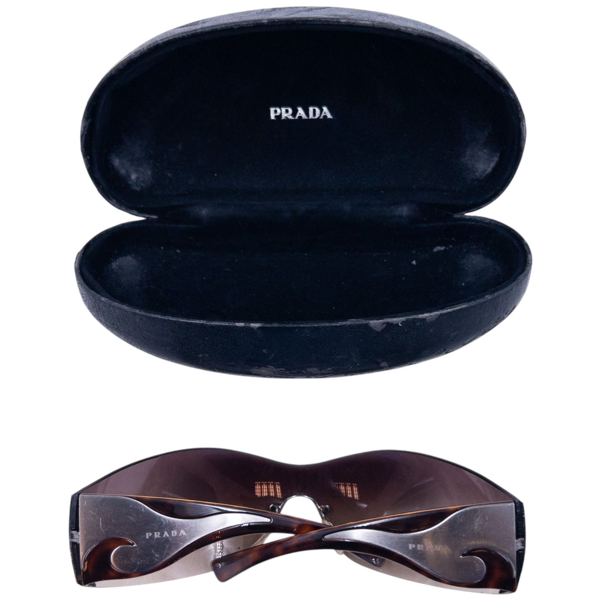 Vintage Prada Swirl Tortoise Shell Sunglasses