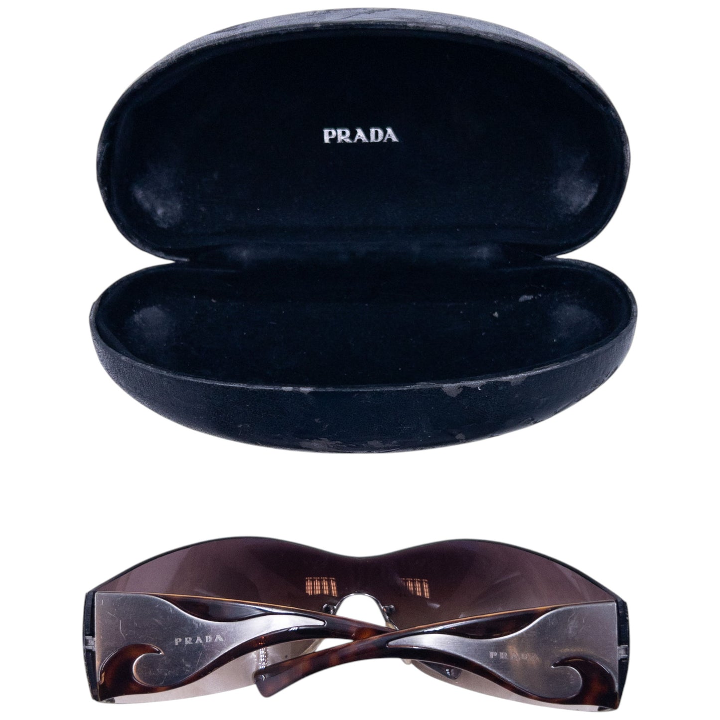Vintage Prada Swirl Tortoise Shell Sunglasses