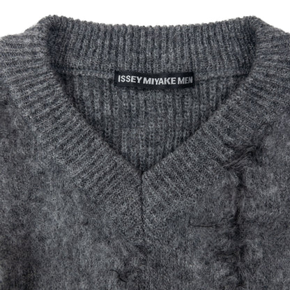 Vintage Issey Miyake MEN Slashed Wool Knit Jumper Size L