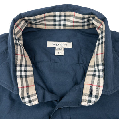 Vintage 2000s Burberry Nova Check Cuff Long Sleeve Button Up Shirt Size M