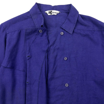 Vintage 80s Kansai Yamamoto Long Sleeve Button Up Shirt Size M