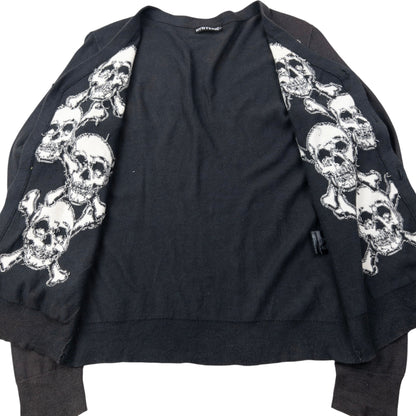 Vintage 2000s Hysteric Glamour Skull Print Cardigan Womens Size S