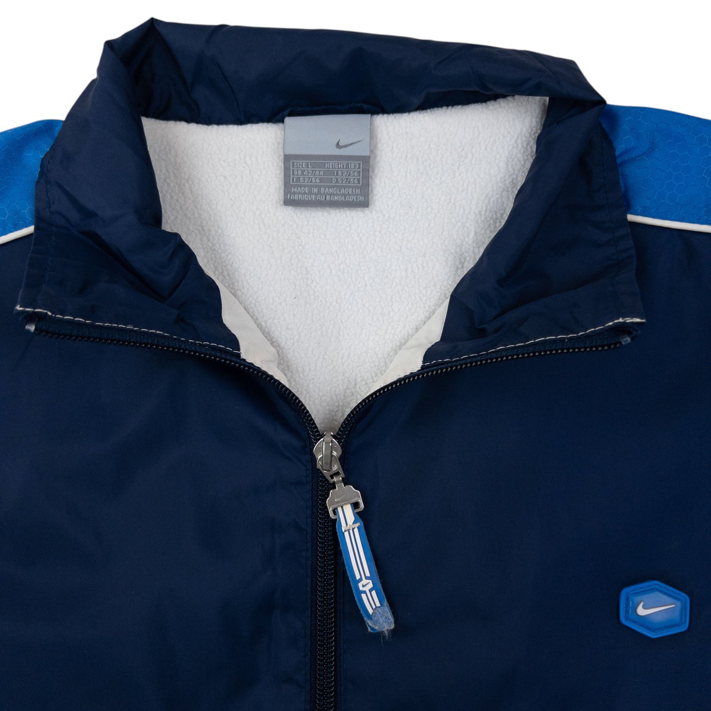 Vintage 2000s Nike Fleece Lined Zip Up Jacket Size L