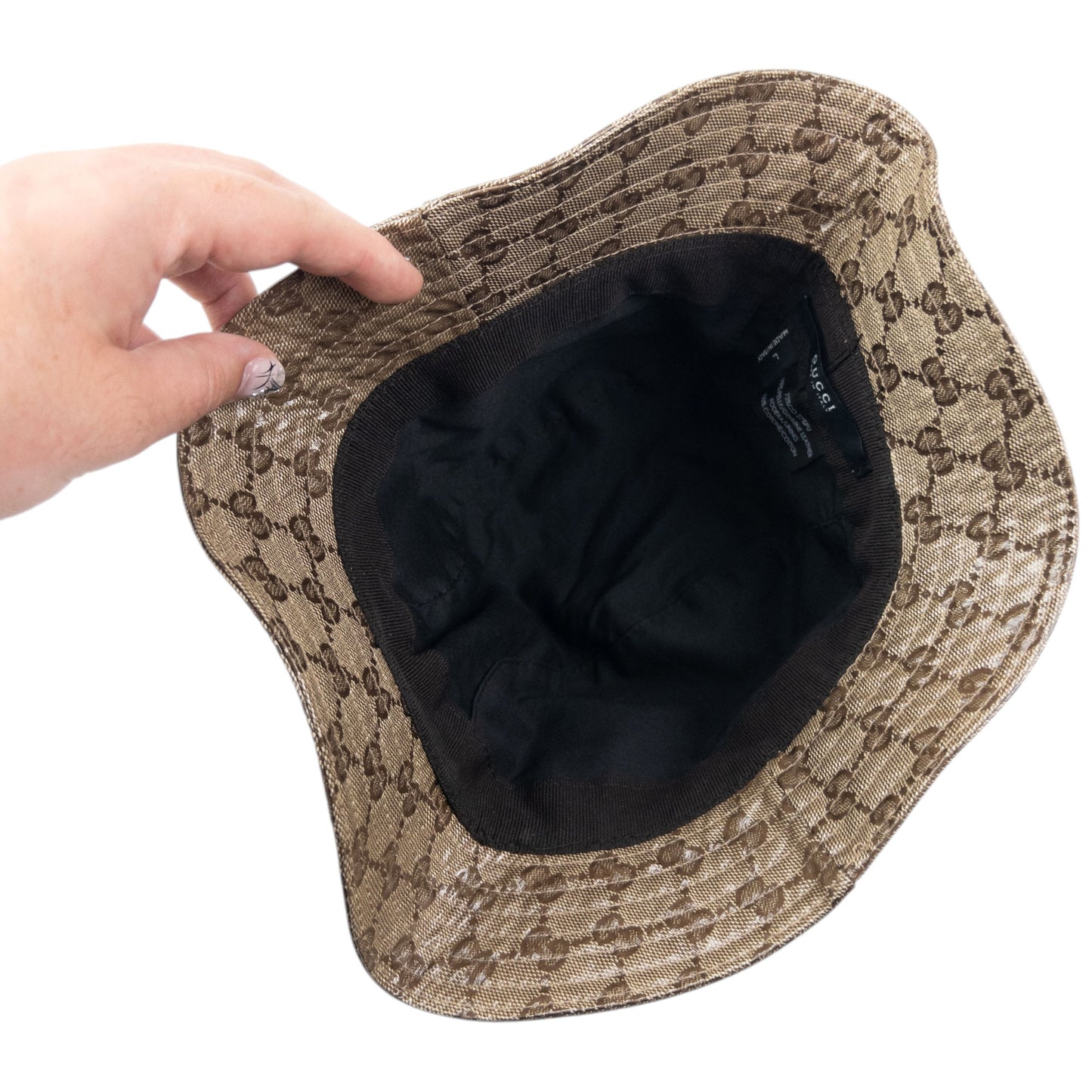 Vintage 2000s Gucci By Tom Ford Monogram Bucket Hat Size L
