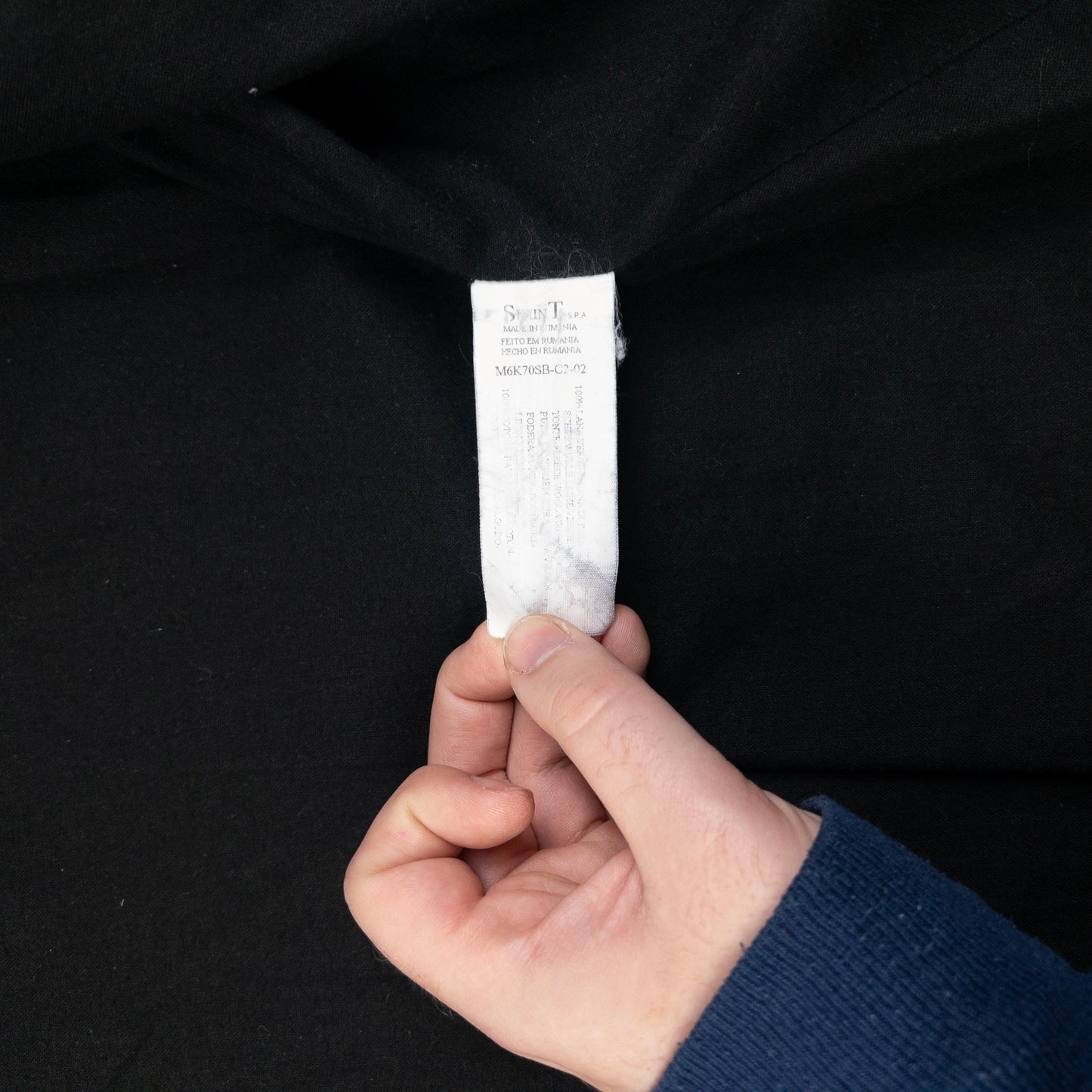 Vintage Armani Jeans Button Up Wool Jacket Size XL