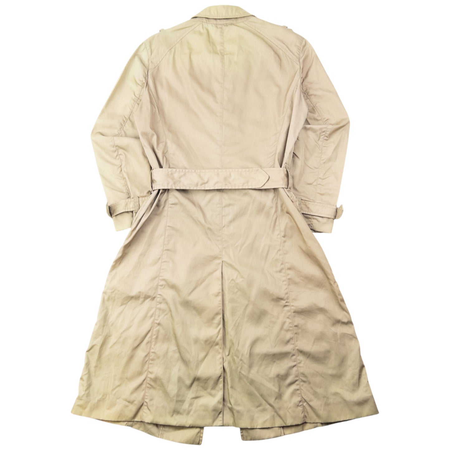 Vintage 2000s Prada Belt Waist Trench Jacket Womens Size M