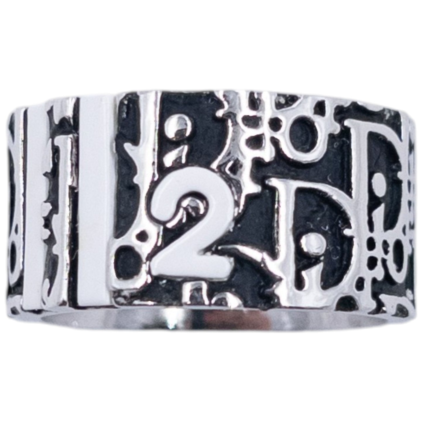 Vintage Dior Monogram Number Ring
