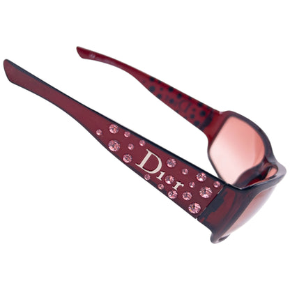 Vintage 2000s Dior By John Galliano Diamanté Jewel Sunglasses