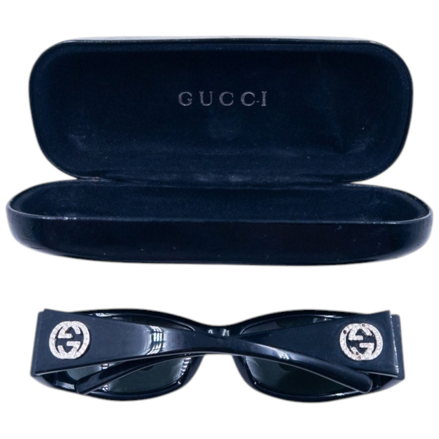 Vintage 2000s Gucci By Tom Ford Diamanté Sunglasses