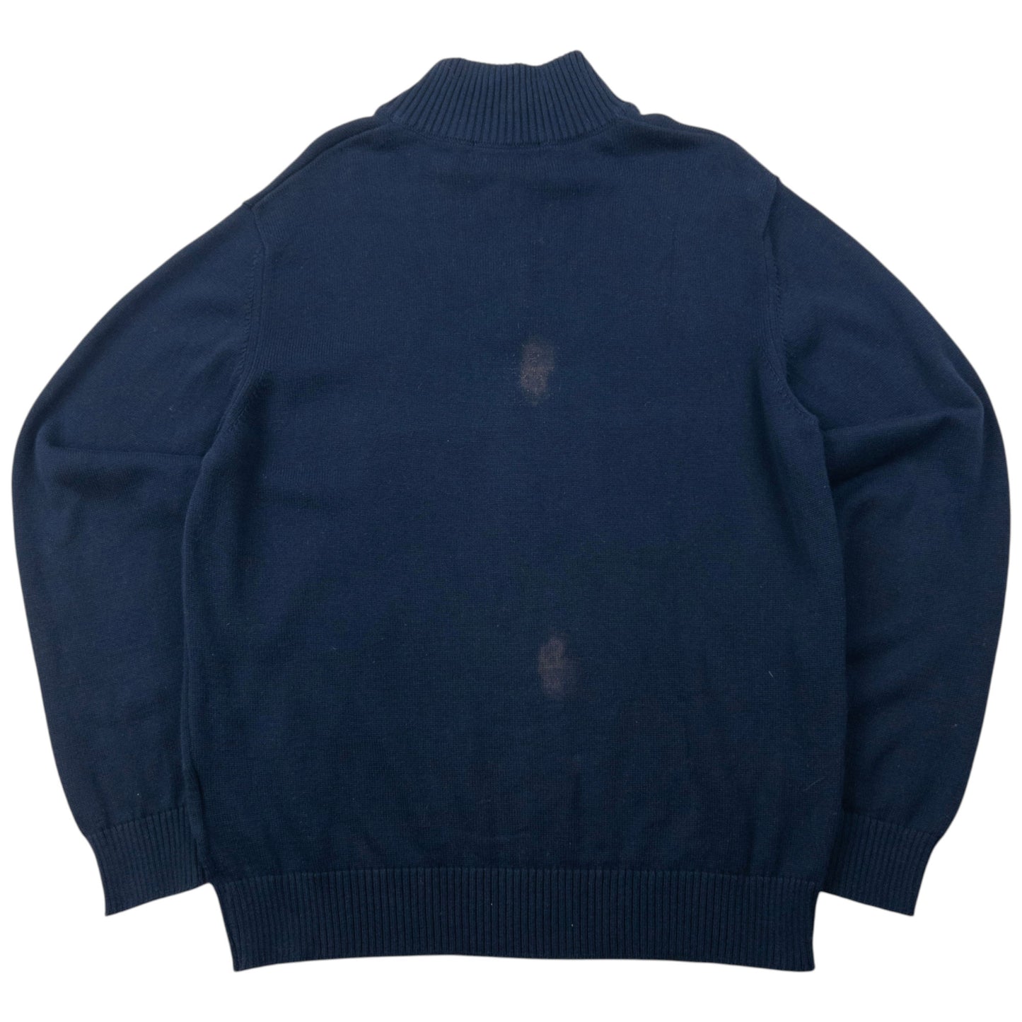 Vintage 2000s Burberry Embroidered Q Zip Jumper Size S