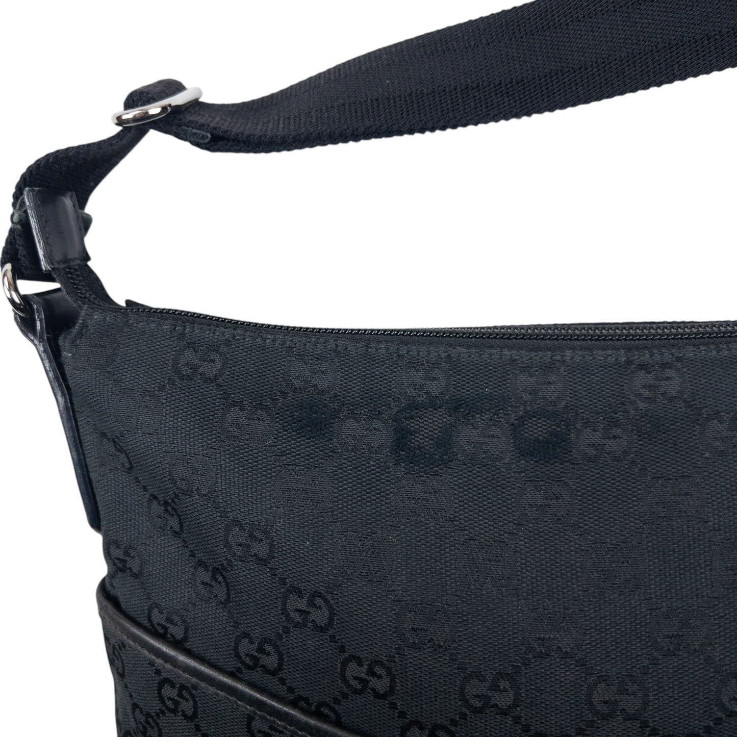 Vintage Gucci Monogram Crossbody Bag