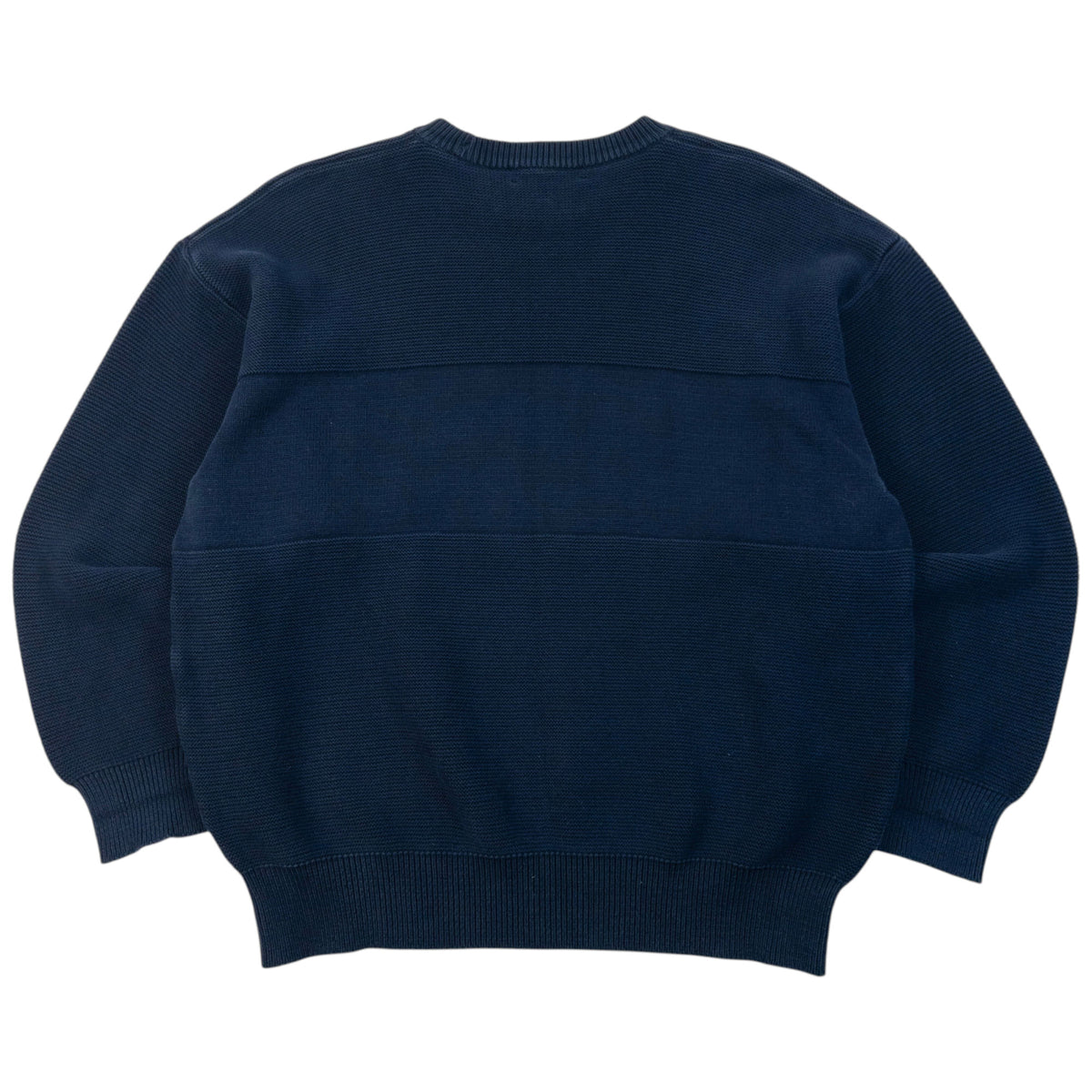 Vintage 90s Burberry Embroidered Knit Jumper Size L