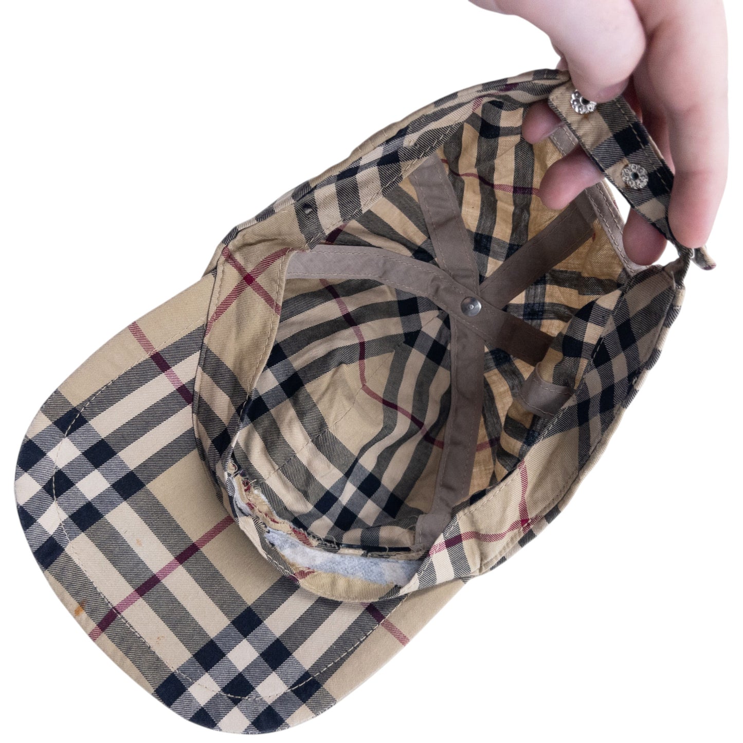 Vintage 2000s Burberry Nova Check Hat