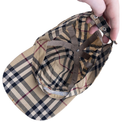 Vintage 2000s Burberry Nova Check Hat