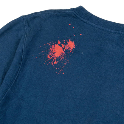 Vintage Stussy Paint Splat Graphic Sweatshirt Size M