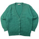 Vintage 80s Saint Laurent Rive Gauche Cable Knit Cardigan Size S