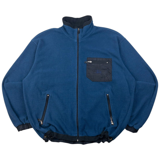 Vintage Stussy Outdoor Zip Up Fleece Jacket Size L