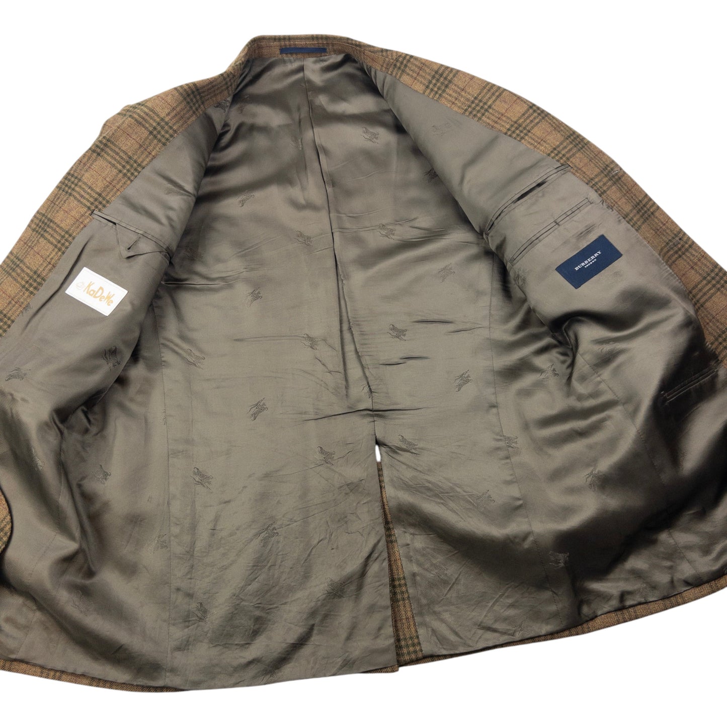 Vintage 2000s Burberry Nova Check Button Up Blazer Jacket Size M