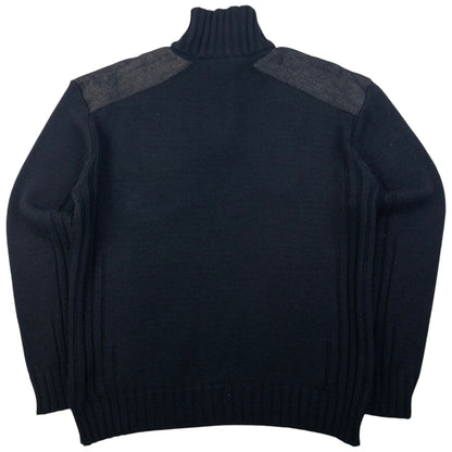 Vintage Dolce & Gabbana Q Zip Knit Jumper Size L