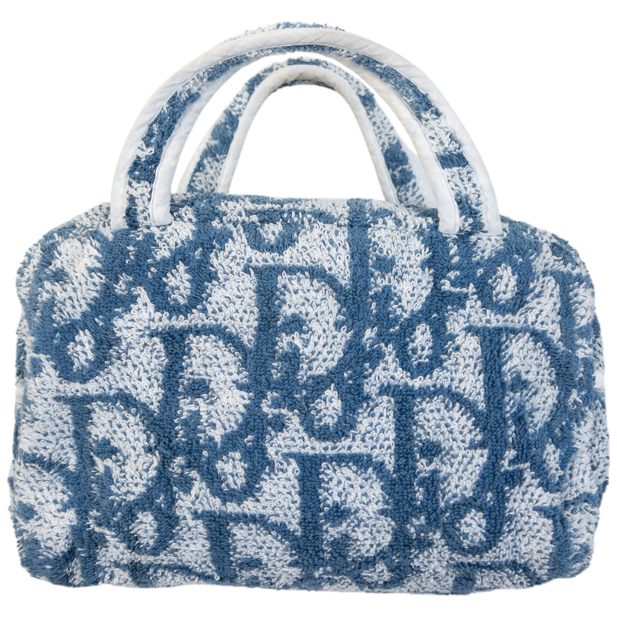 Vintage 2000s Dior Monogram Terry Cloth Handbag