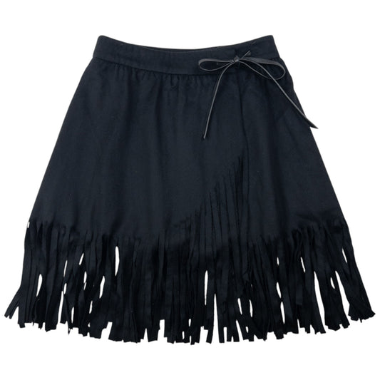 Vintage 2000s Emporio Armani Fringe Wrap Skirt Womens Size W26
