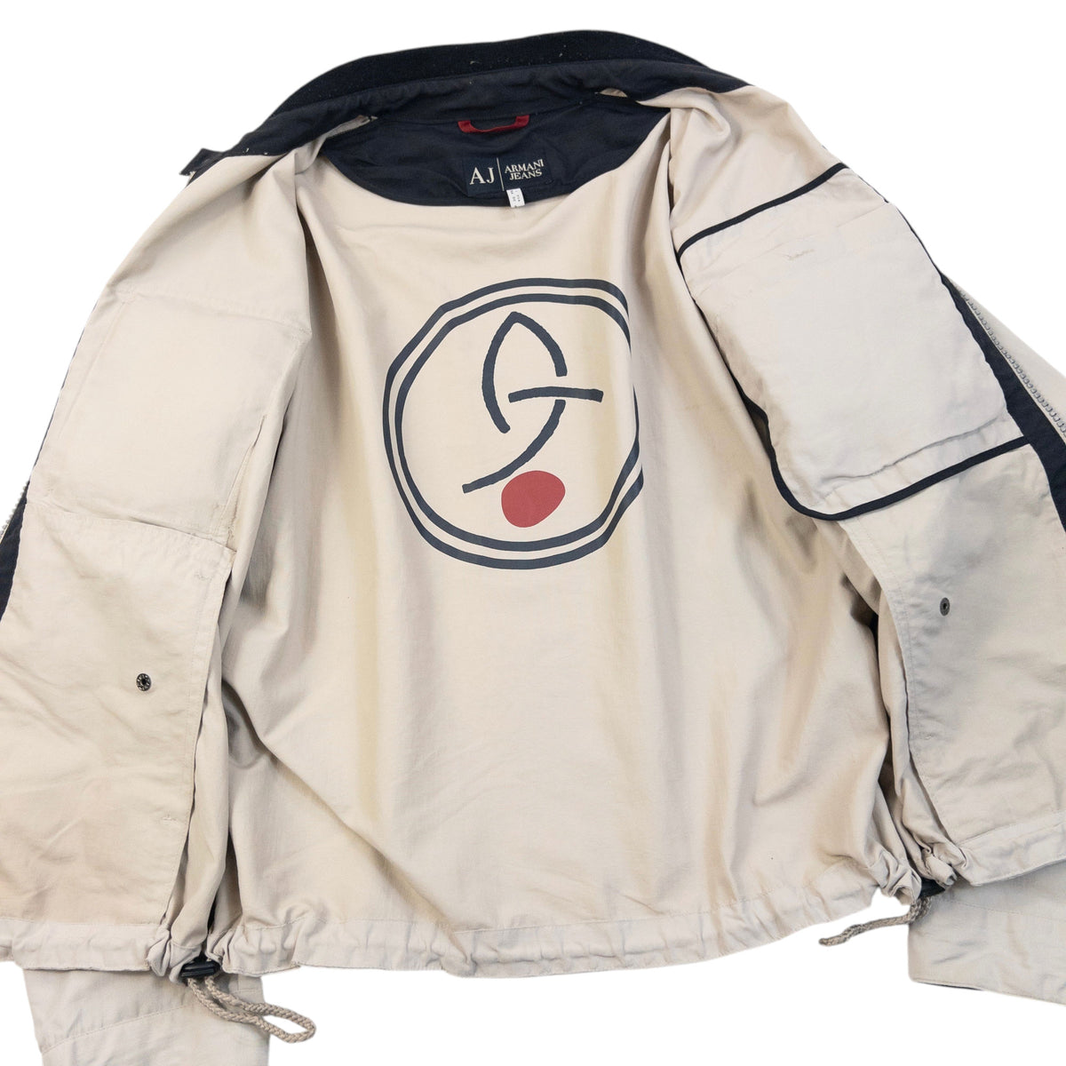 Vintage 2000s Armani Jeans Zip Up Jacket Size L
