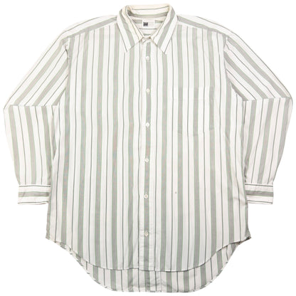 Vintage Issey Miyake Striped Long Sleeve Button Up Shirt Size m