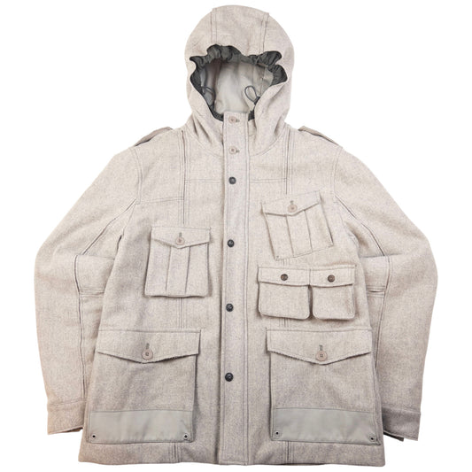 Vintage DKNY Jeans Wool Cargo Jacket Size L
