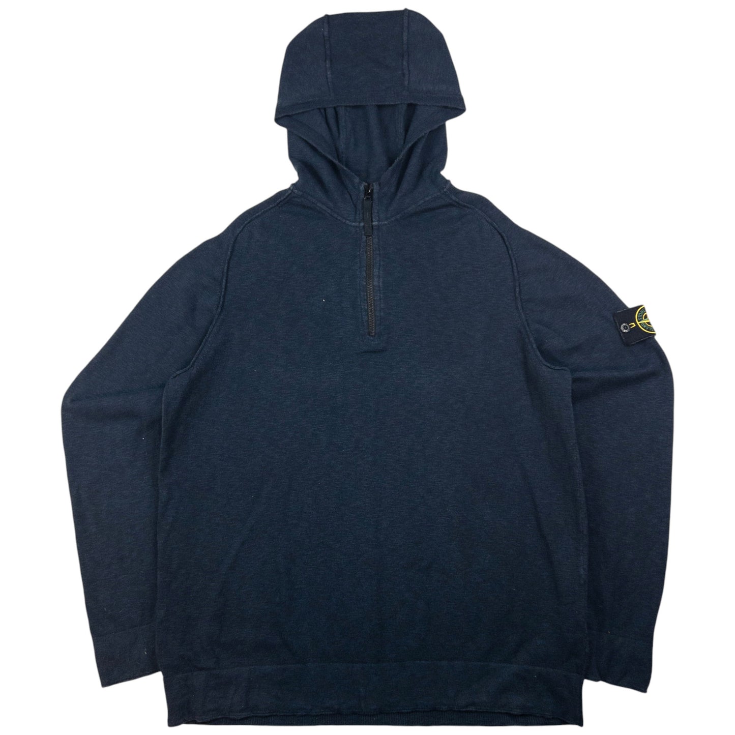 Vintage Stone Island Q Zip Hoodie Size L