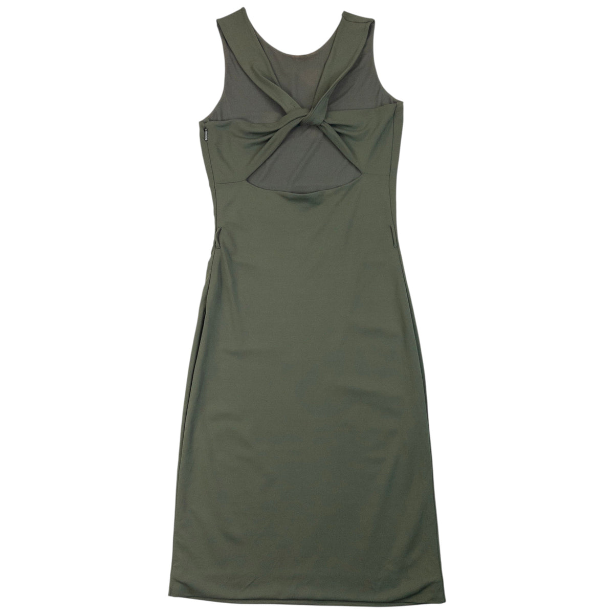 Vintage 2000s Gucci Twist-Back Dress in green