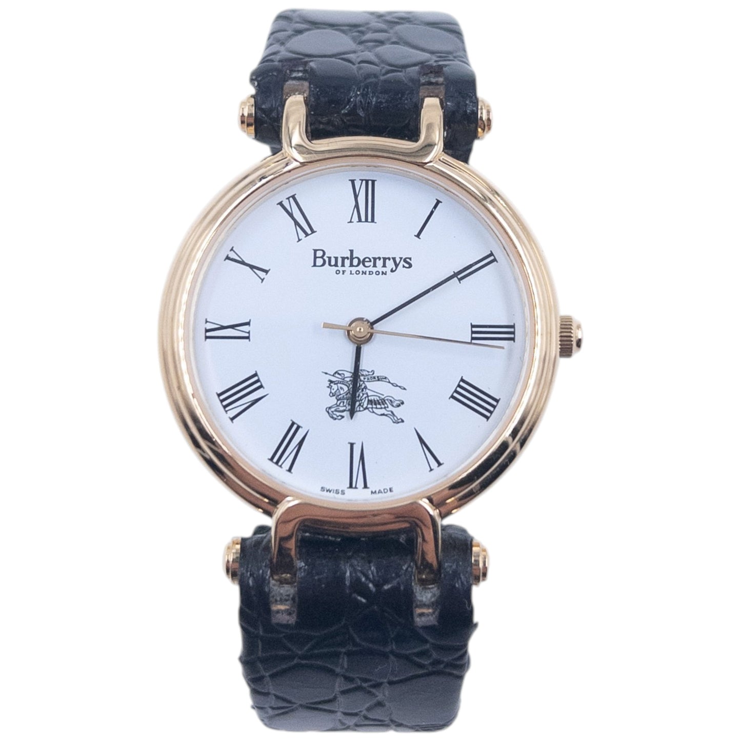 Vintage 90s Burberry Leather Watch