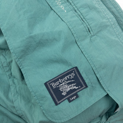 Vintage 80s Burberry Lightweight Zip Up Jacket Size M