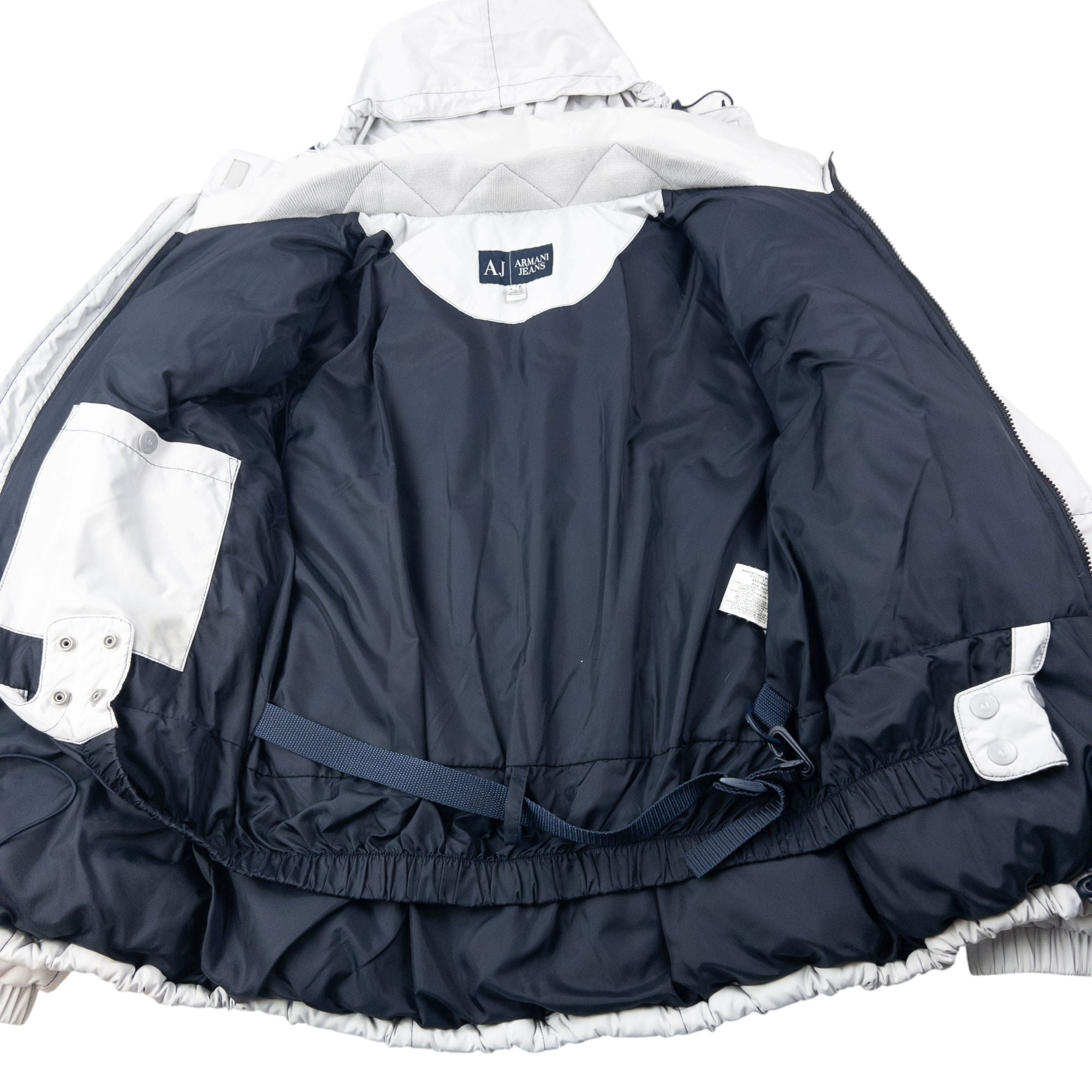 Vintage 2000s Armani Jeans Quilted Puffer Jacket Size M