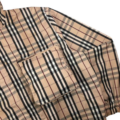 Vintage Burberry Nova Check Reversible Zip Up Jacket Size XL