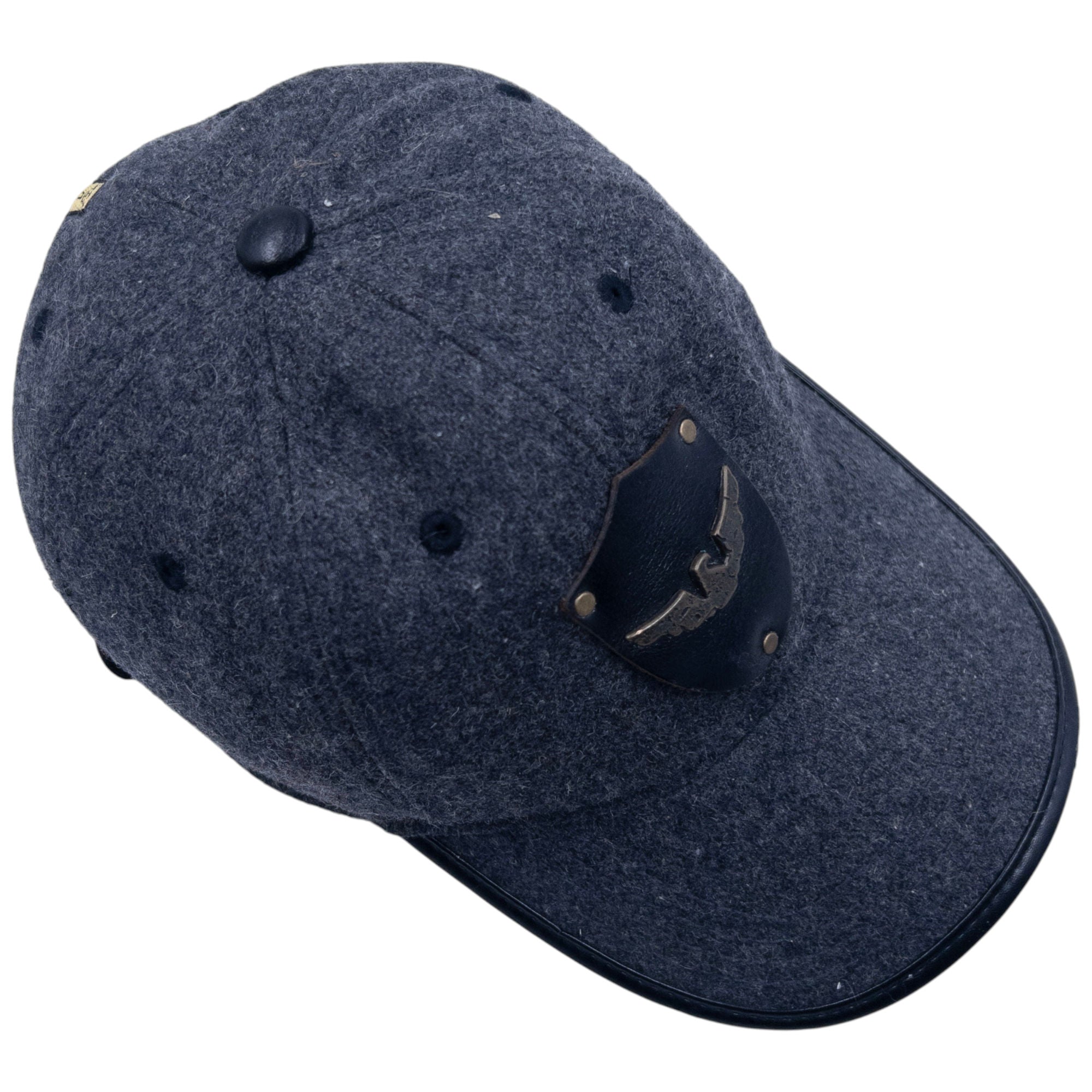 Vintage Armani Jeans Leather Logo Hat