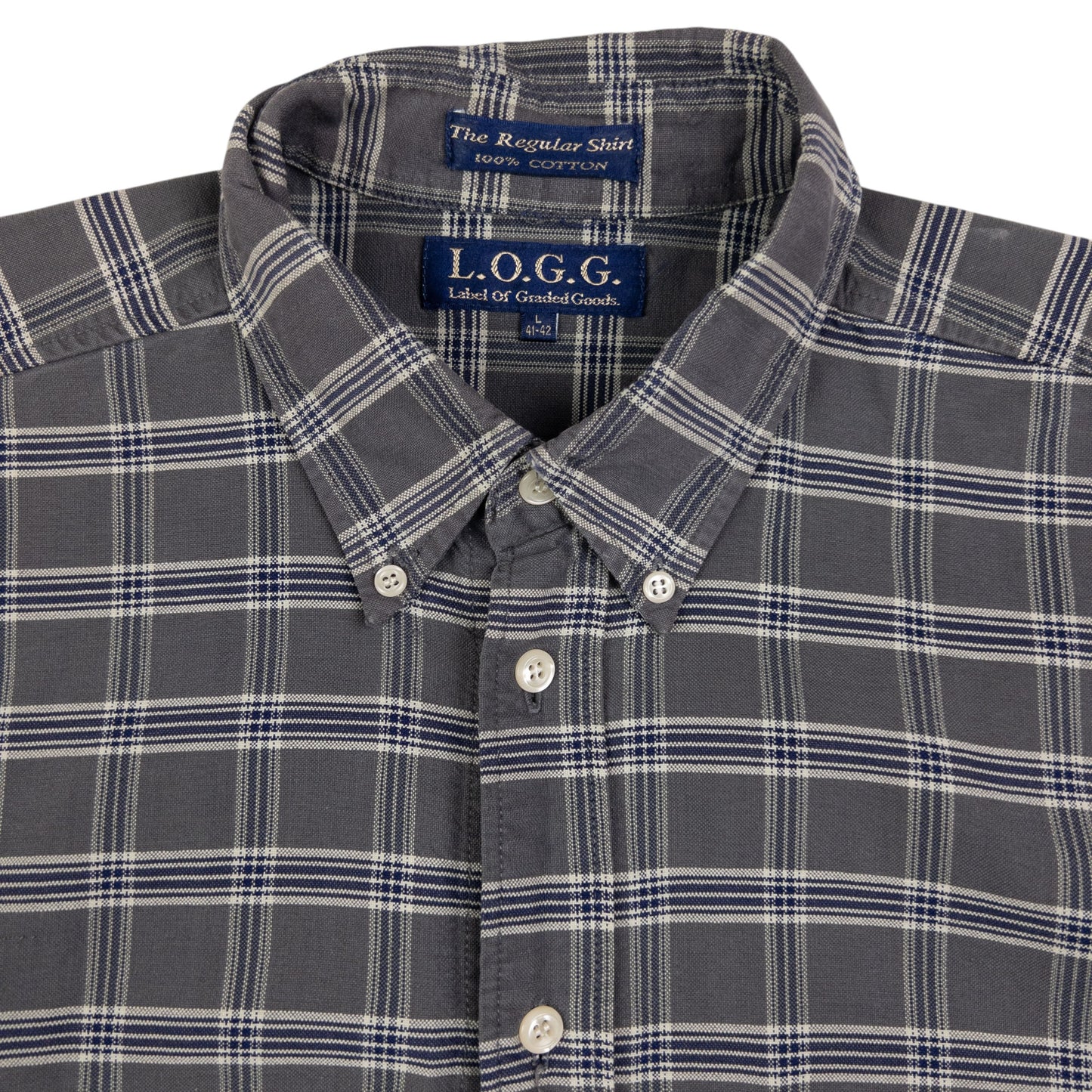 Vintage L.O.G.G. Long Sleeve Button Up Shirt Size L