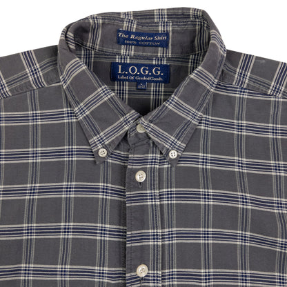 Vintage L.O.G.G. Long Sleeve Button Up Shirt Size L