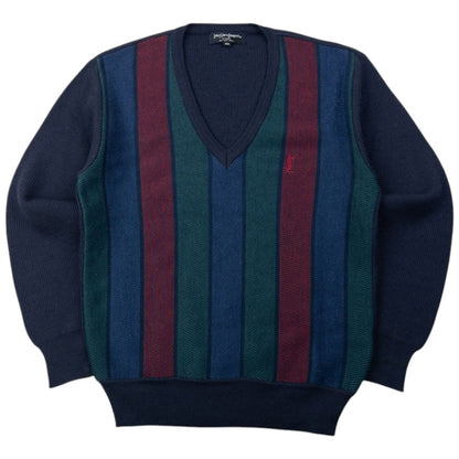 Vintage 90s YSL Yves Saint Laurent Striped Jumper Size S