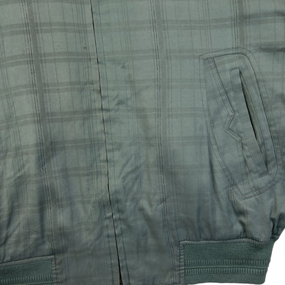 Vintage 90s YSL Yves Saint Laurent Checkered Bomber Jacket Size M