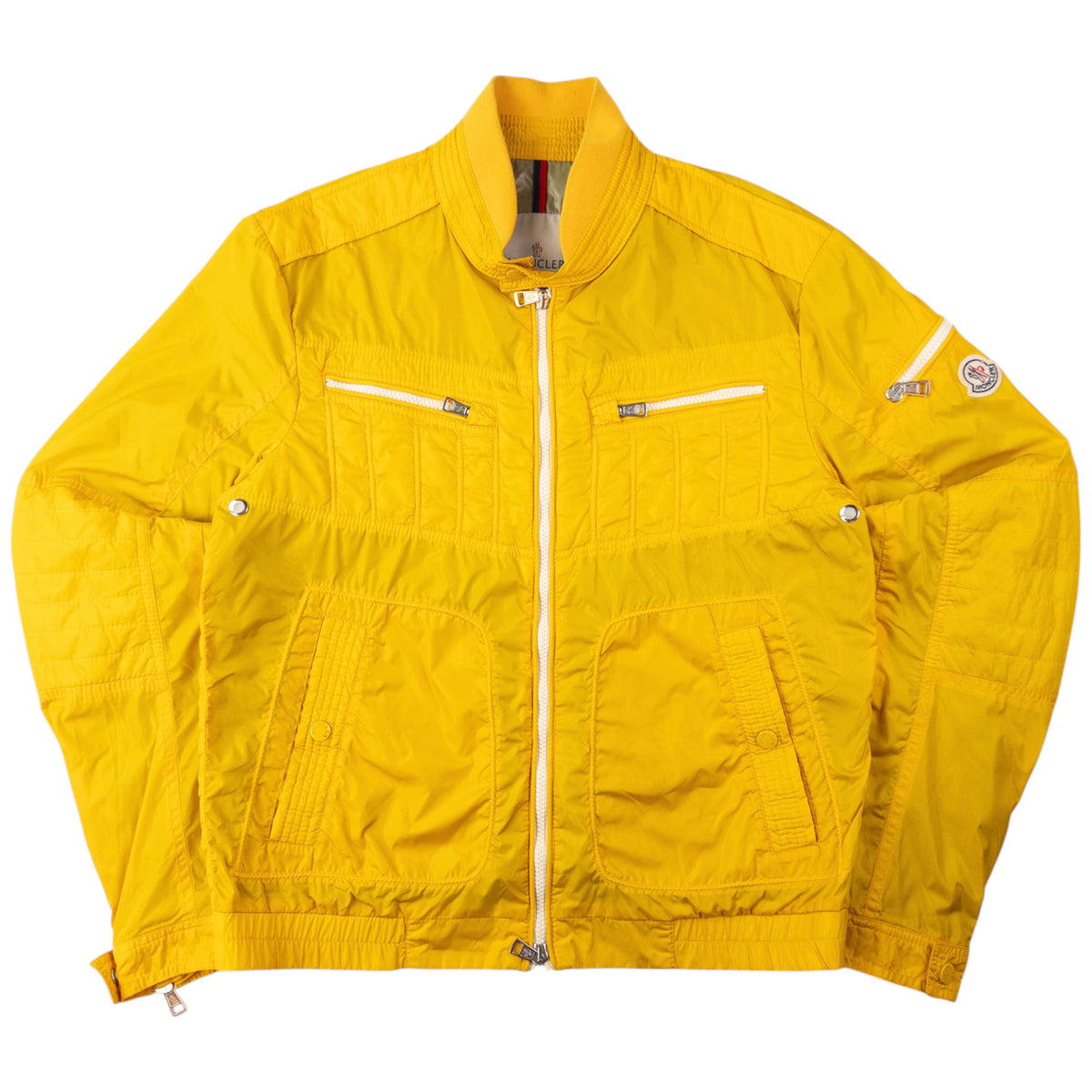 Vintage Moncler Zip Up Biker Jacket Size S