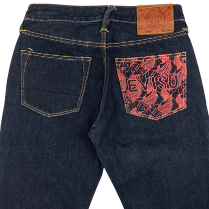 Vintage Evisu Fish Print Japanese Denim Jeans Size W28