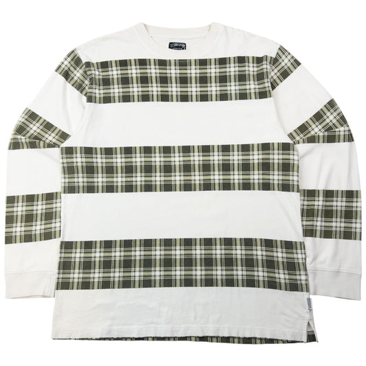Vintage 2000s Stussy Checkered Long Sleeve T Shirt Size M