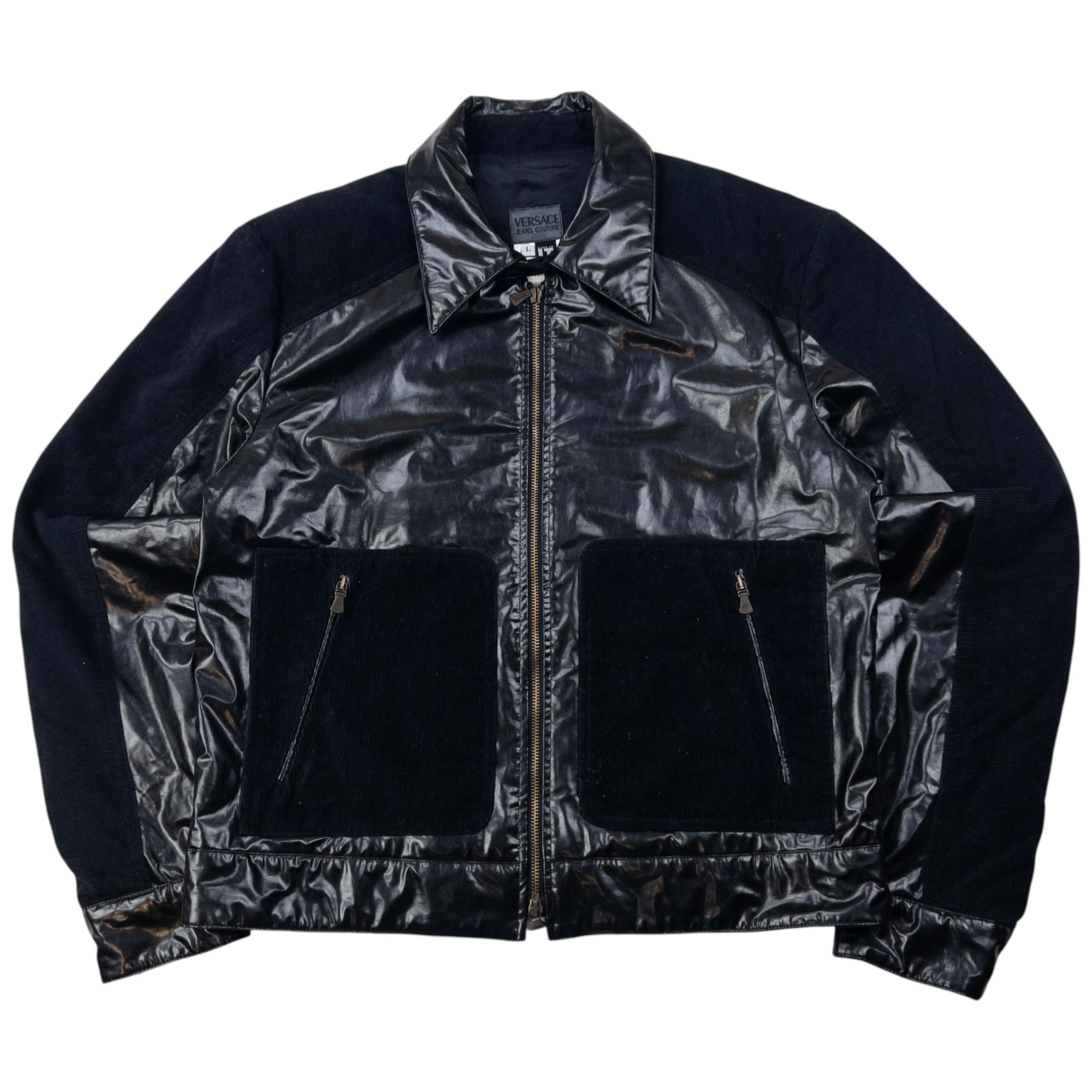 Vintage Versace Jeans Couture Leather Jacket Size S