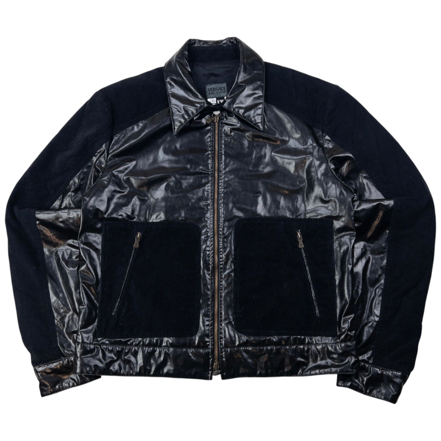 Vintage Versace Jeans Couture Leather Jacket Size S