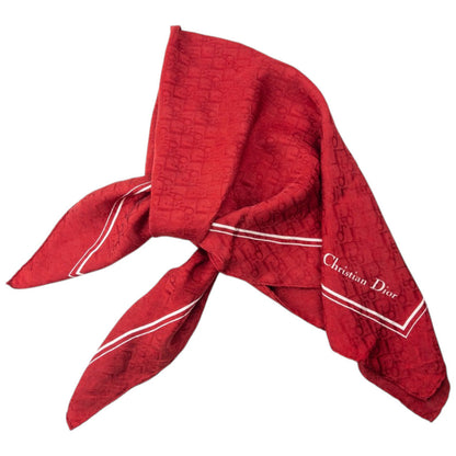Vintage Dior Monogram Silk Scarf