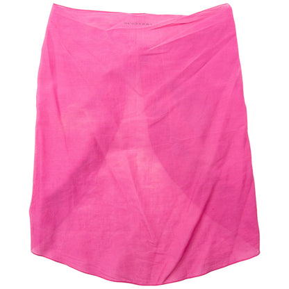 Vintage 2000s Burberry Sarong Wrap Skirt Womens Size M