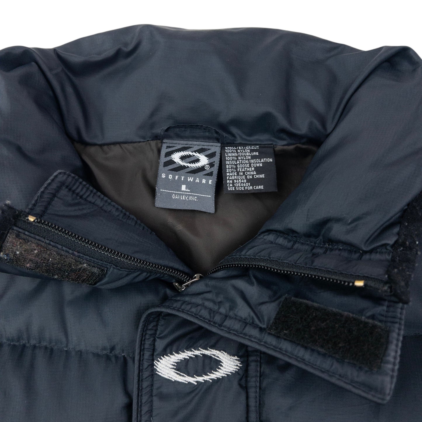 Vintage 2000s Oakley Zip Up Puffer Jacket Size XL