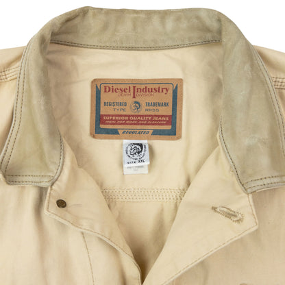 Vintage 2000s Diesel Industry Button Up Jacket Size XXL