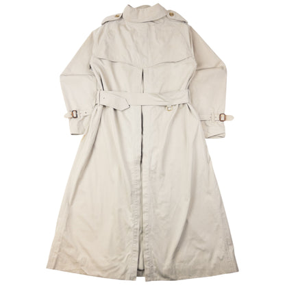 Vintage 90s Burberry Nova Check Lined Belted Trench Coat Womens Size XL