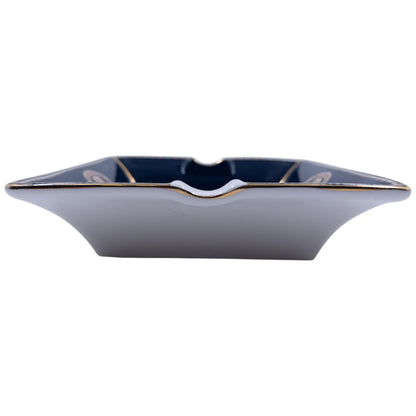 Vintage 90s Burberry Nova Check Fine Bone China Ashtray